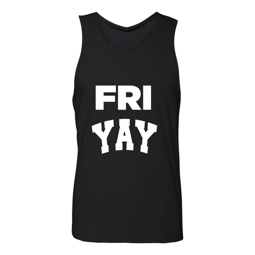 Fri Yay Tank Top White/Black