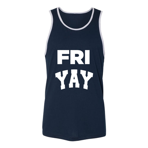 Fri Yay Tank Top White/Black