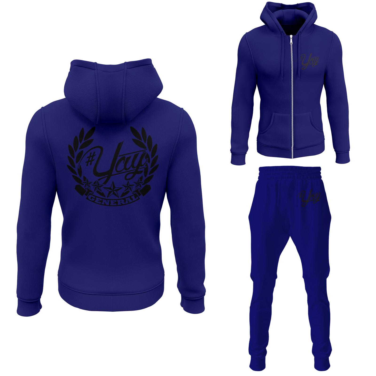 Chinx Men's General Yay Zipped Sweatsuits