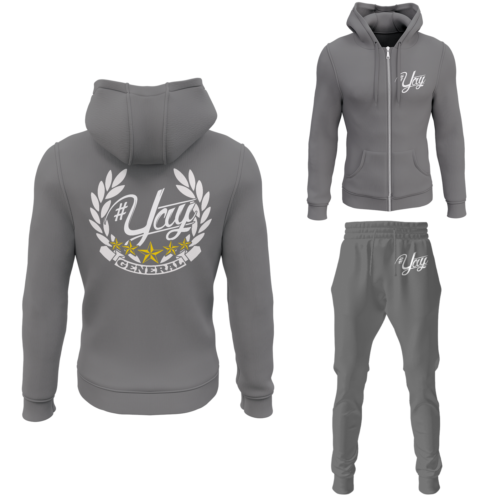 Chinx Men's General Yay Zipped Sweatsuits