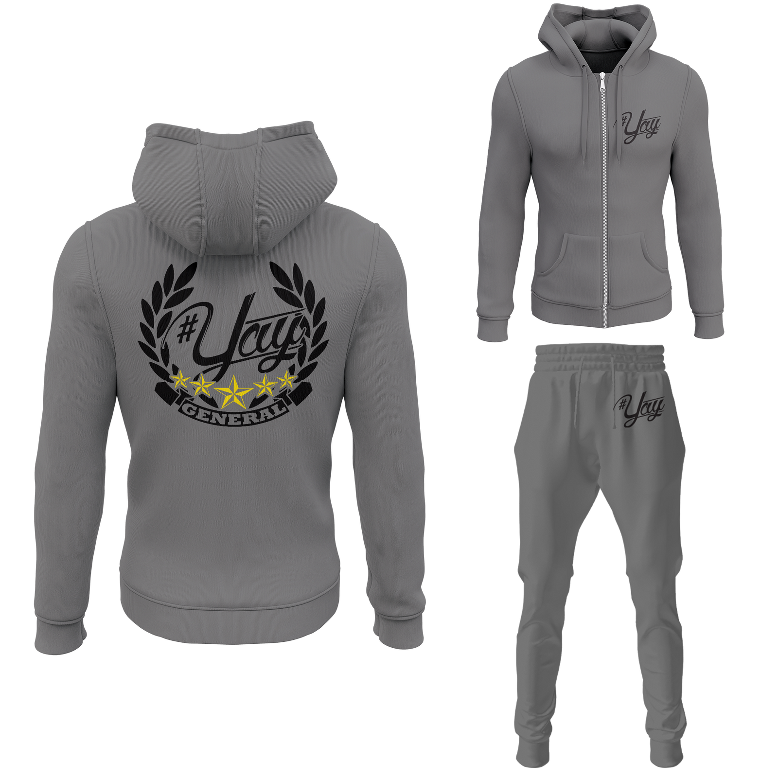 Chinx Men's General Yay Zipped Sweatsuits