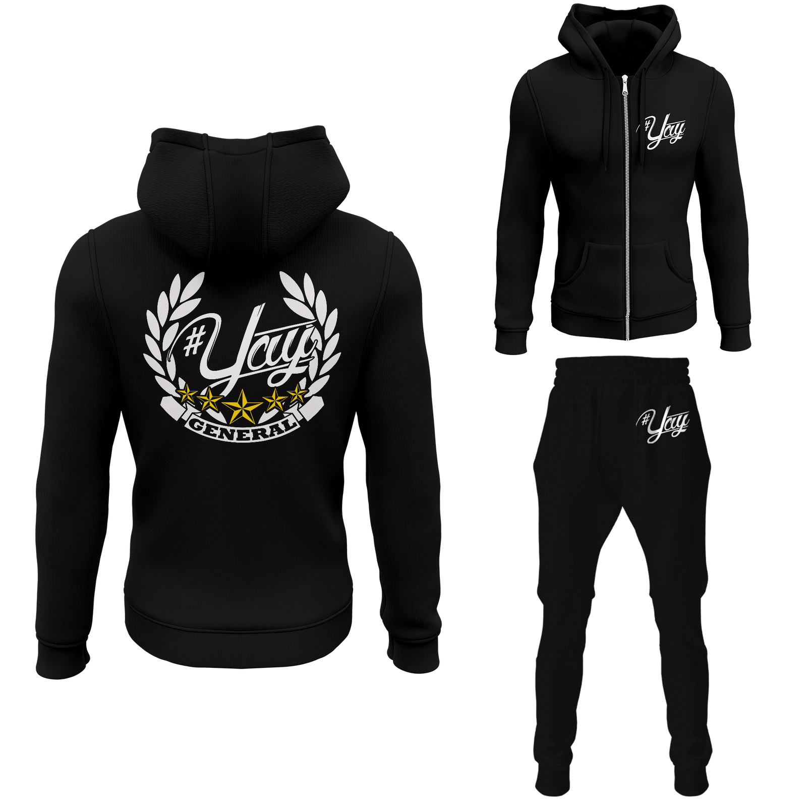 Chinx Men's General Yay Zipped Sweatsuits
