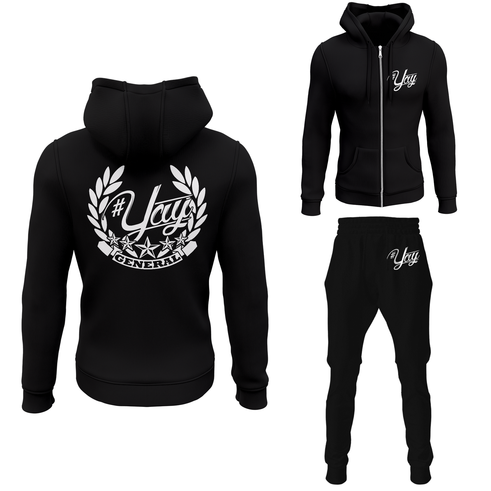 Chinx Men's General Yay Zipped Sweatsuits