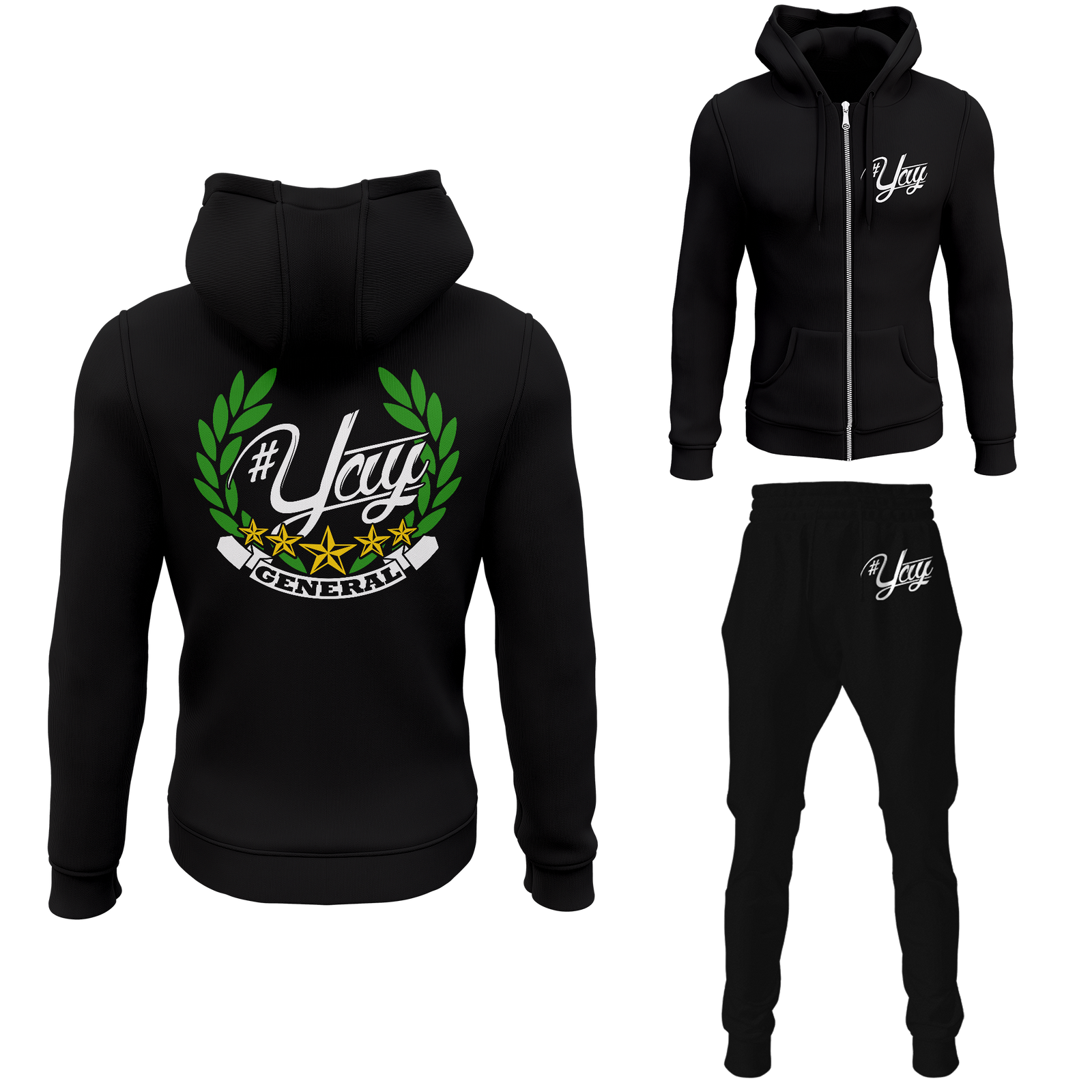 Chinx Men's General Yay Zipped Sweatsuits