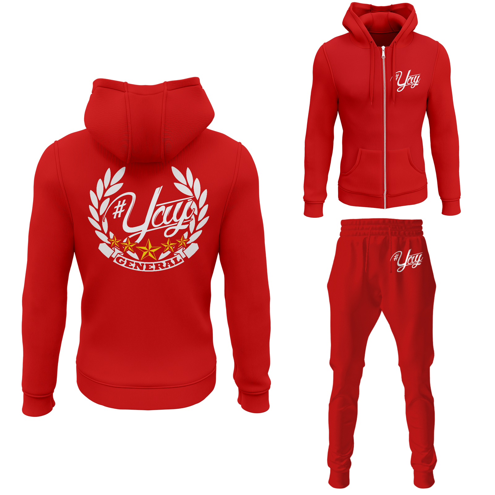 Chinx Men's General Yay Zipped Sweatsuits