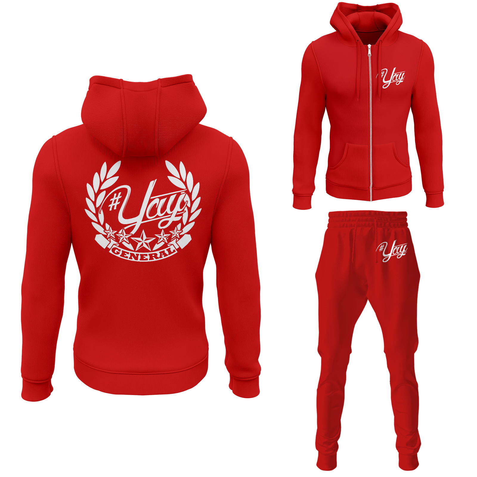 Chinx Men's General Yay Zipped Sweatsuits