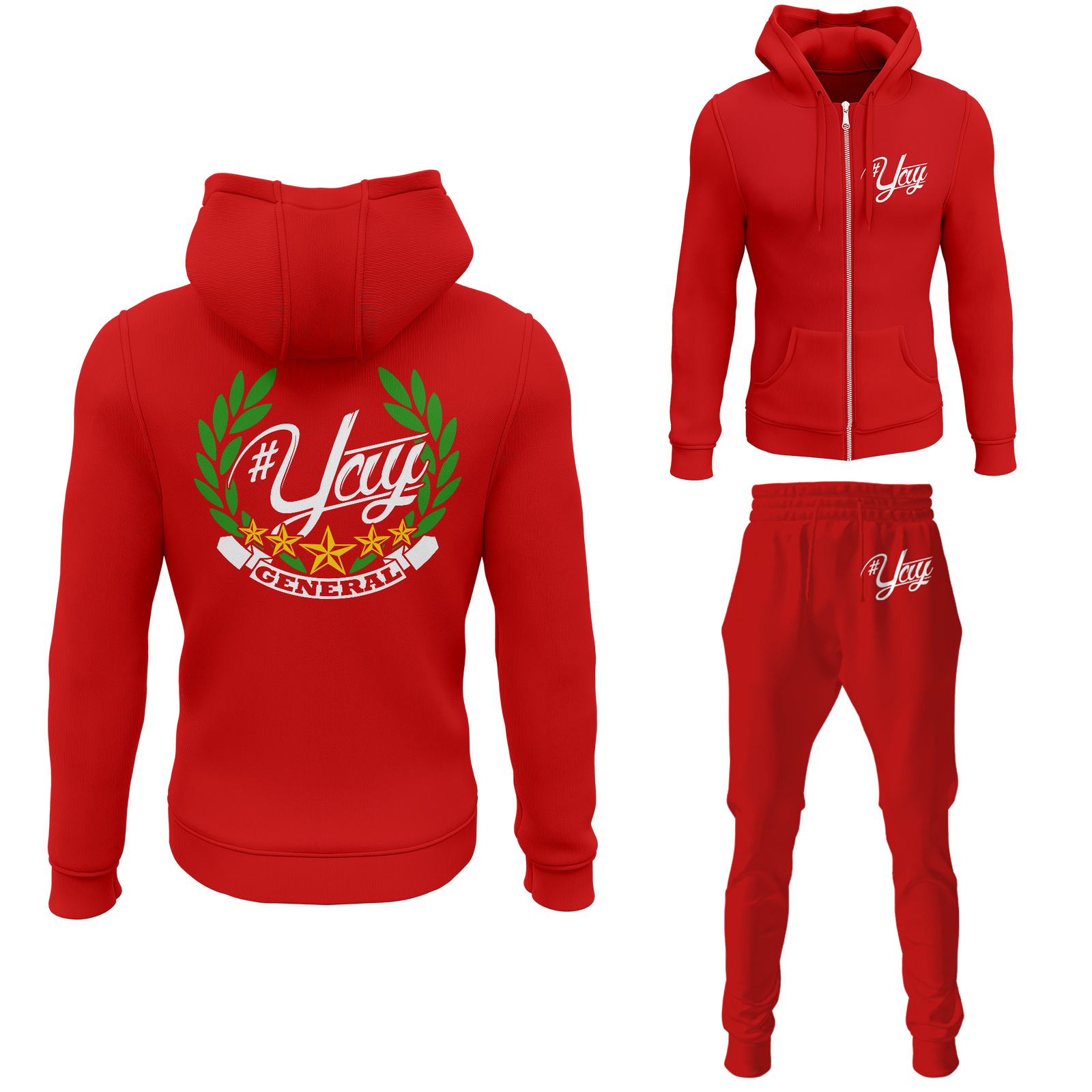Chinx Men's General Yay Zipped Sweatsuits