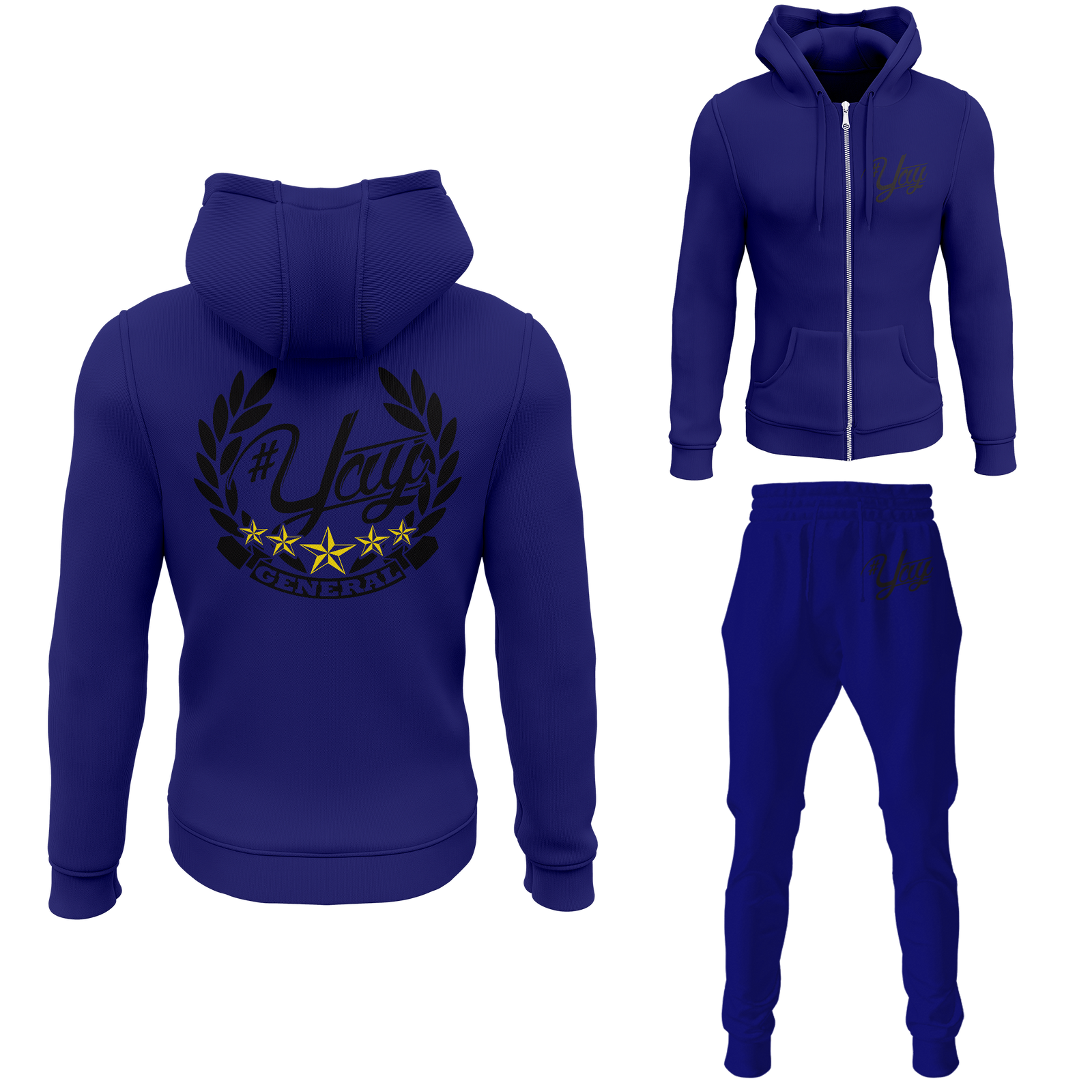 Chinx Men's General Yay Zipped Sweatsuits