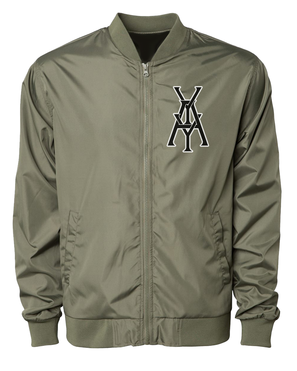 Mono YAY JFK NYCBG Bomber Jacket (Army Green)