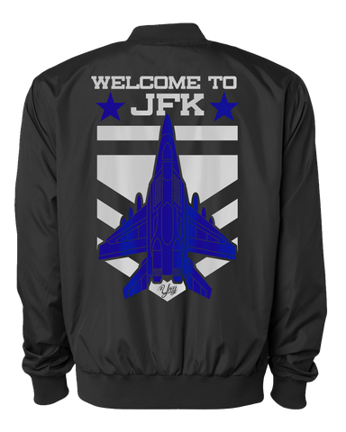 Diamond YAY JFK NYCBG Bomber Jacket (Black)