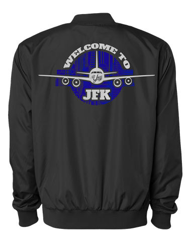 Diamond YAY JFK JET 2 Bomber Jacket (Black)