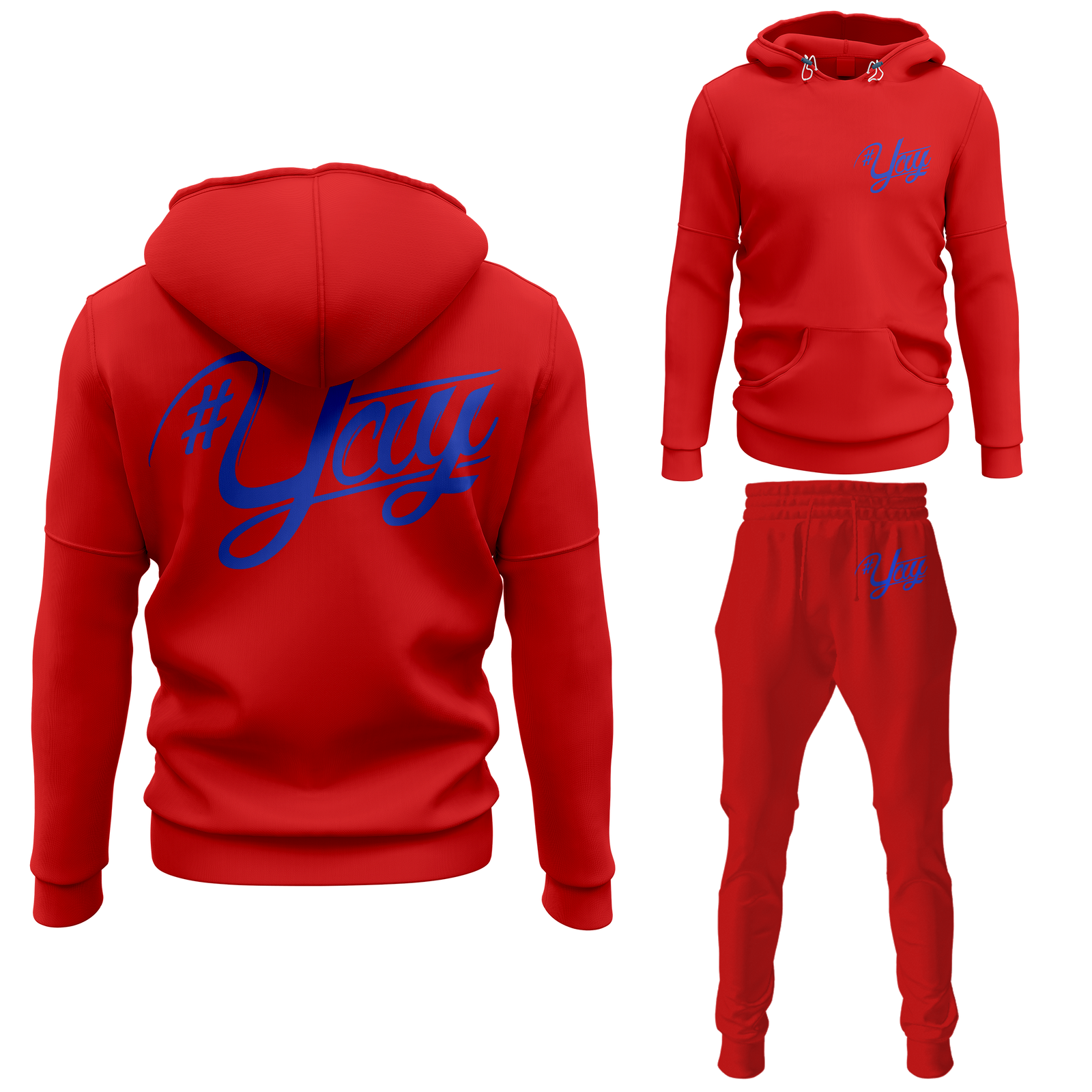 Chinx Mens Classic Yay Pullover Sweatsuits