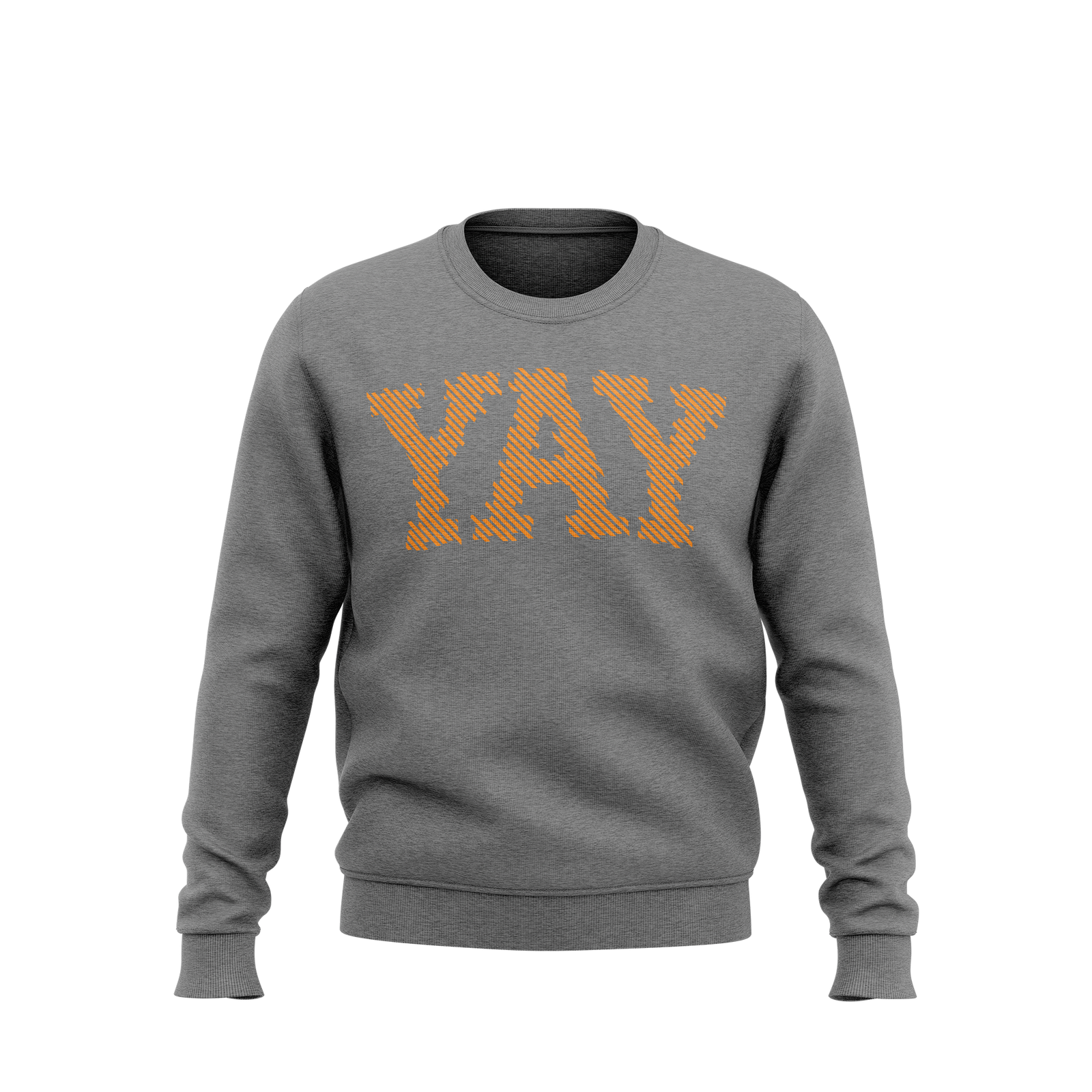 YAY Lines Crewneck Sweatshirt (Gray)
