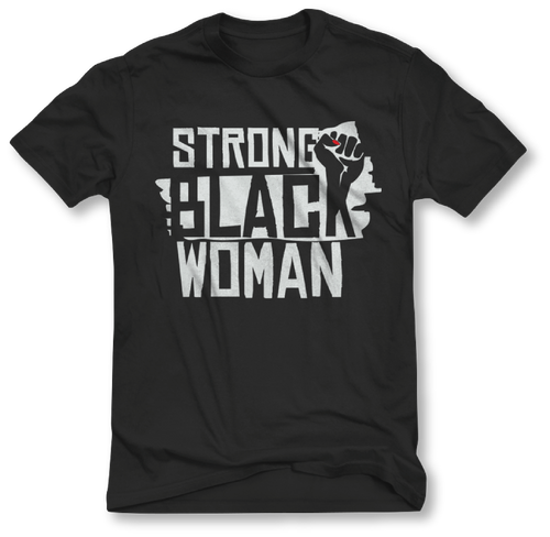 Strong Black Woman Fist Tee
